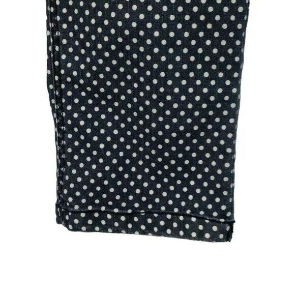 Beau Dawson Polka Dot Stretch Capri Pants Size 10 - Picture 3 of 10